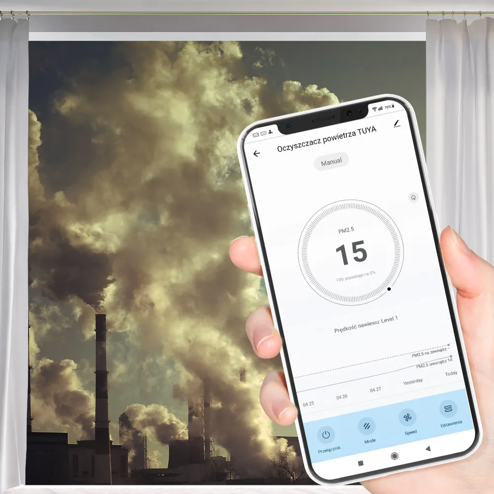 Oczyszczacz Powietrza ORLLO TUYA - IDEALNY!