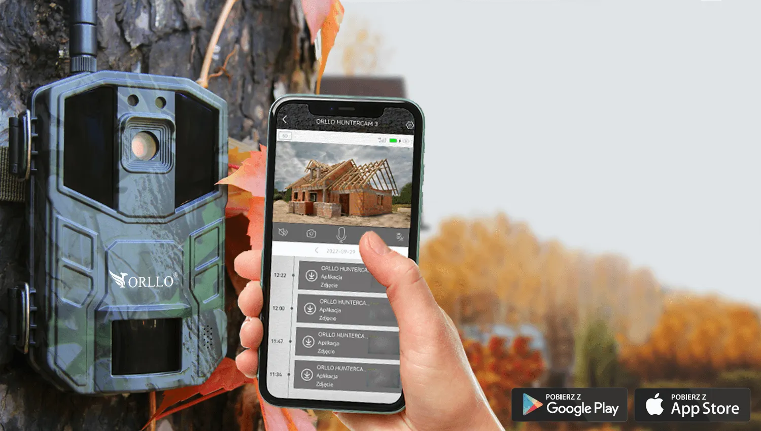 Fotopułapka GSM Kamera Leśna ORLLO HUNTERCAM 3