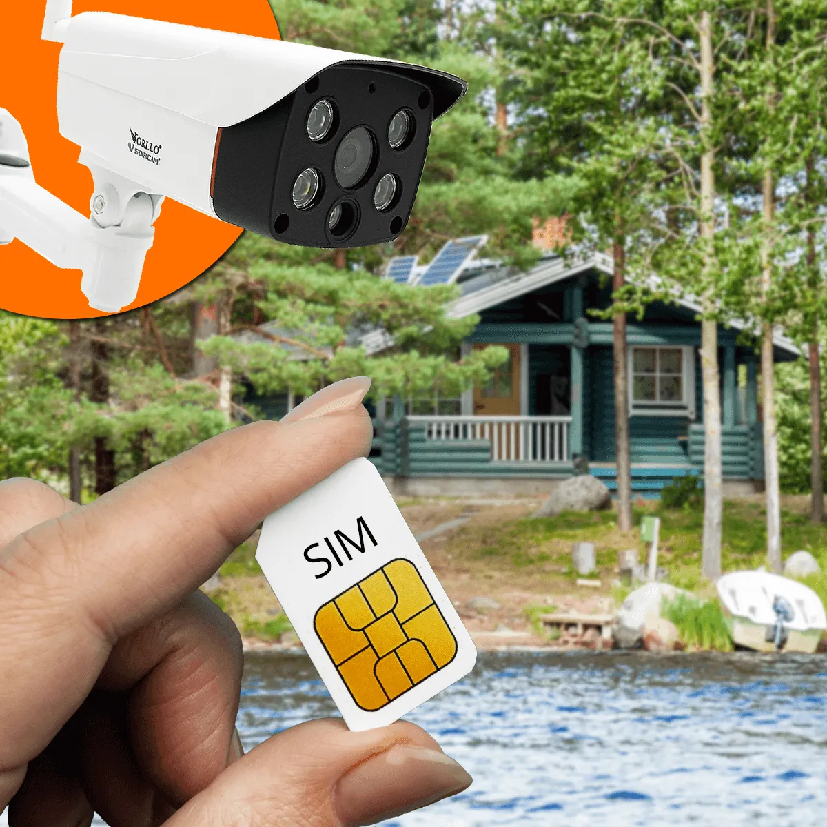 Kamera GSM na Kartę SIM Zewnętrzna 4G LTE 3Mpx ORLLO Z11 OUTLET BDB