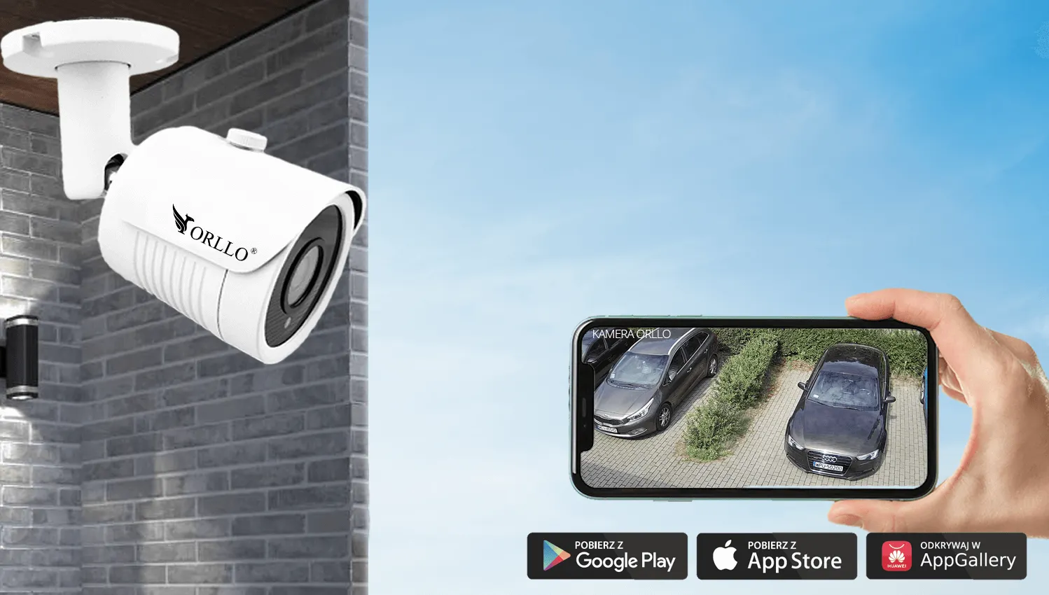 Kamera Zewnętrzna Bezprzewodowa IP WiFi ORLLO PRO C1+