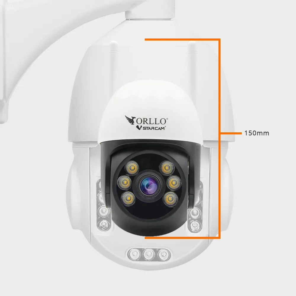 Kamera Obrotowa Zewnętrzna WiFi IP ORLLO Z16 OUTLET IDEALNY