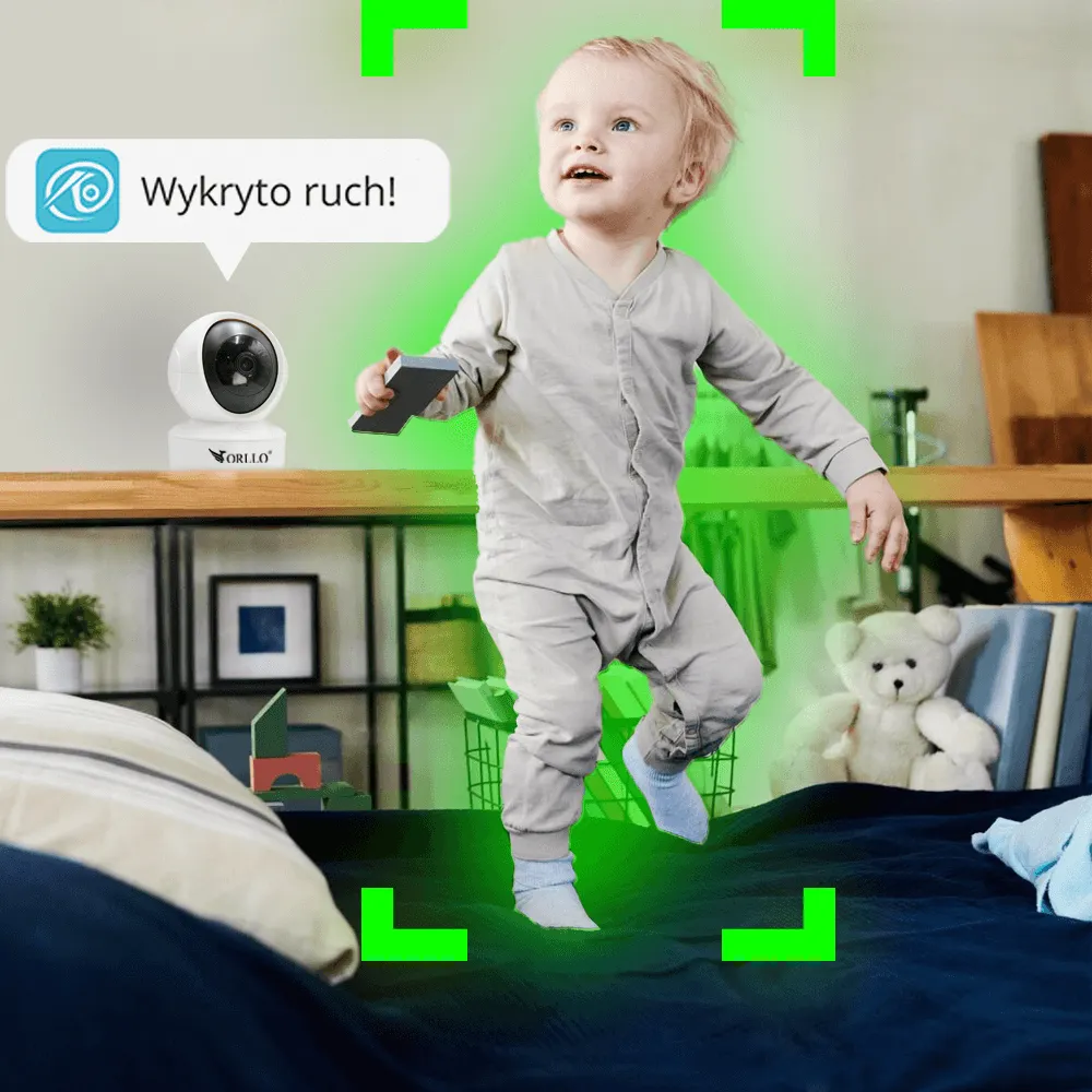 Mini Kamera do Domu WiFi IP LAN 4Mpx ORLLO W9