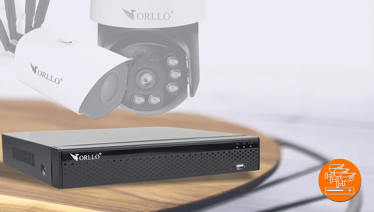 Nagrywarka NVR Rejestrator WiFi ORLLO NVR1 CH9