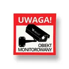 naklejka obiekt monitorowany do monitoringu