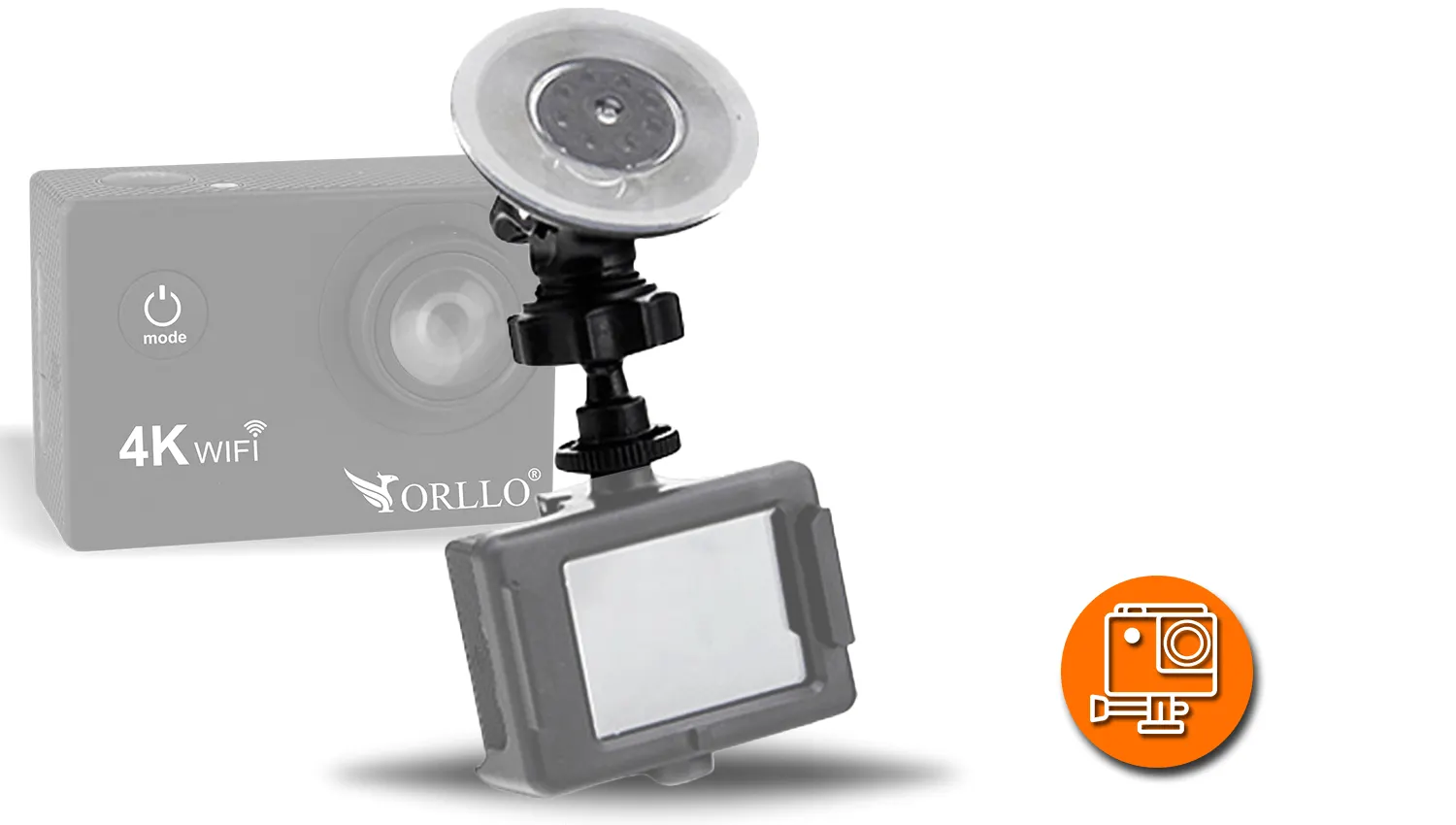 Przyssawka do Kamer Sportowych ORLLO XPRO