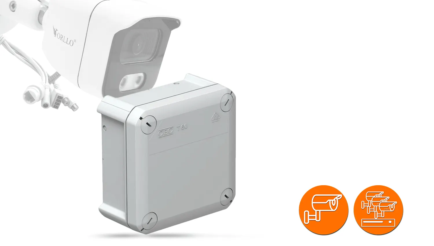 Puszka montażowa do Kamer IP Zewnętrznych