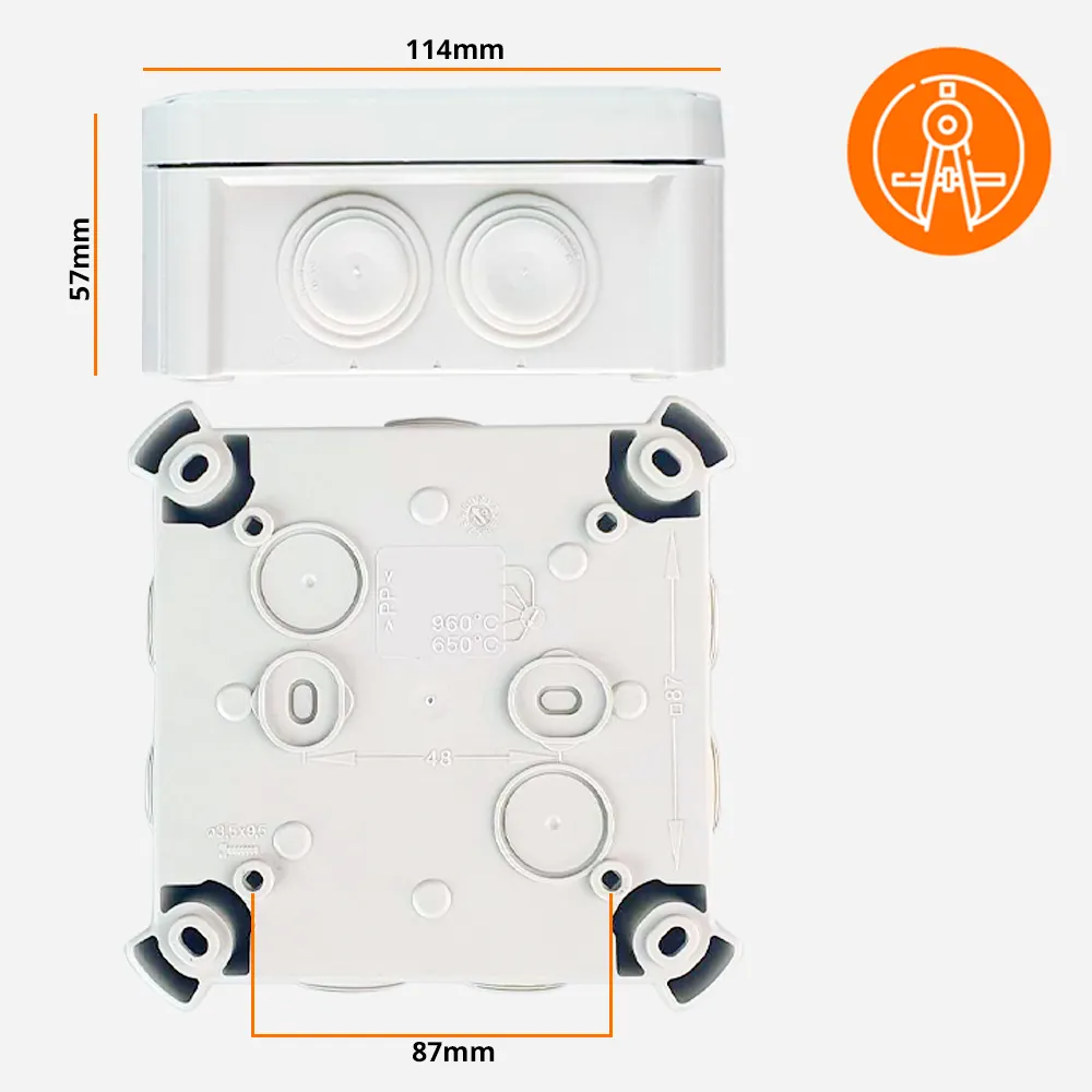 Puszka montażowa do Kamer IP Zewnętrznych