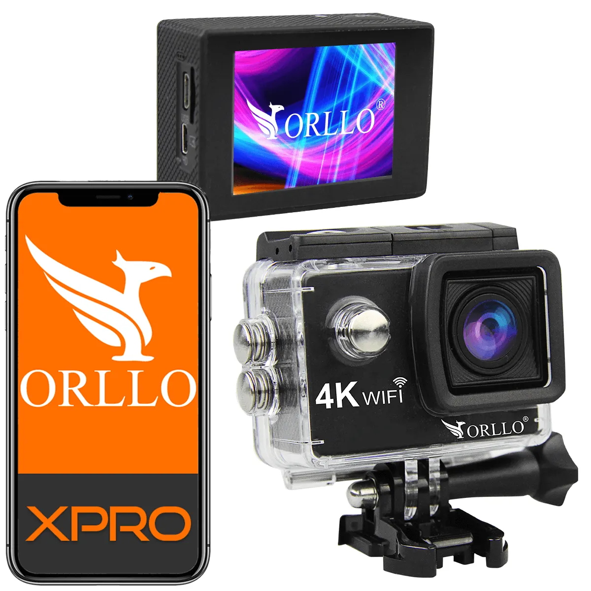 kamera sportowa 4k na  baterie orllo.pl