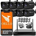 zestaw 8 kamer E-SET-W2 z nagrywarką NVR-E-SET orllo.pl Nagrywarka NVR-E-SET z 8 kamerami Orllo E6 z dostępem do polskiej bezpłatnej aplikacji