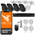 Zestaw do Monitoringu CCTV POE 4 Kamery 8Mpx ORLLO POESET 3