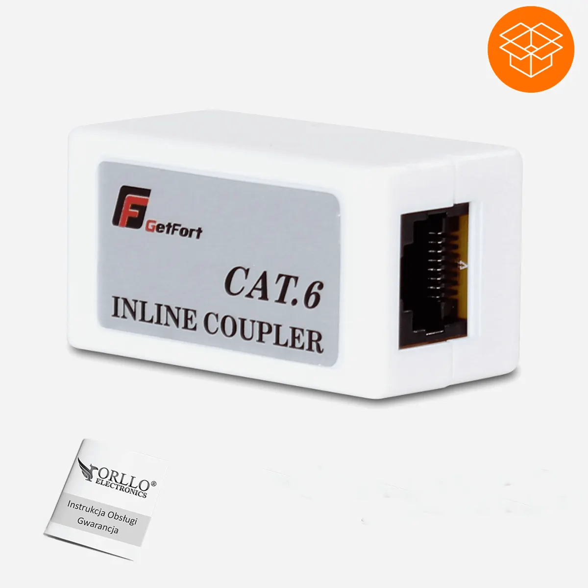 Łącznik przewod&oacute;w RJ45 GETFORT