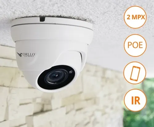 KAMERY IP ZEWNĘTRZNE CCTV POE PRZEMYSŁOWE PROFESJONALNE ORLLO FULL HD IR PODCZERWIEŃ