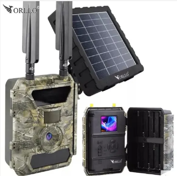 Kamera zewnętrzna baterię Fotopułapka solarną Gsm Lte full hd do domu orllo bezprzewodowa posesji