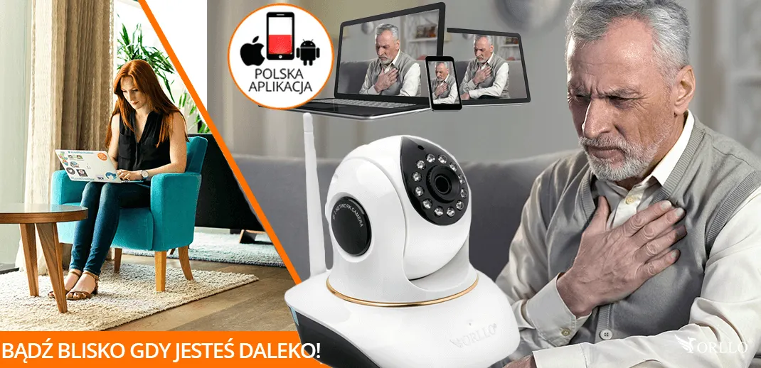 kamera niania podglad chorych starszych