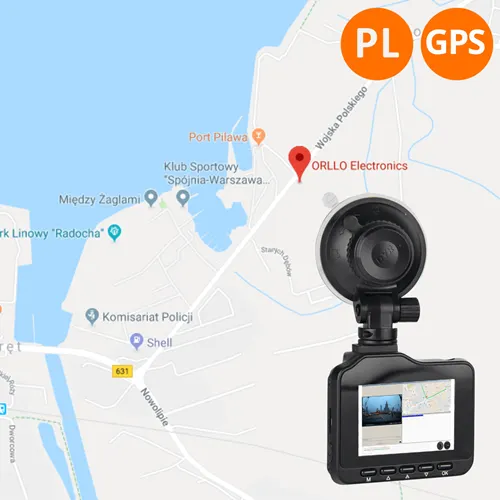 kamera samochodowa 4k gsp wifi przód ty -trasy