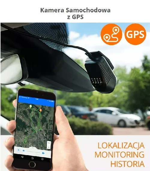 lokalizator gps nadajnik gps alarm gsm orllo samochodowy na baterię baterie stałe podłączenie kamera samochodowa dual