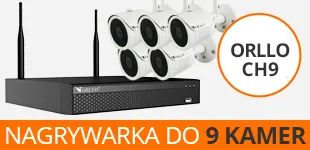 Nagrywarka NVR do kamer monitoringu 9 kanałowa