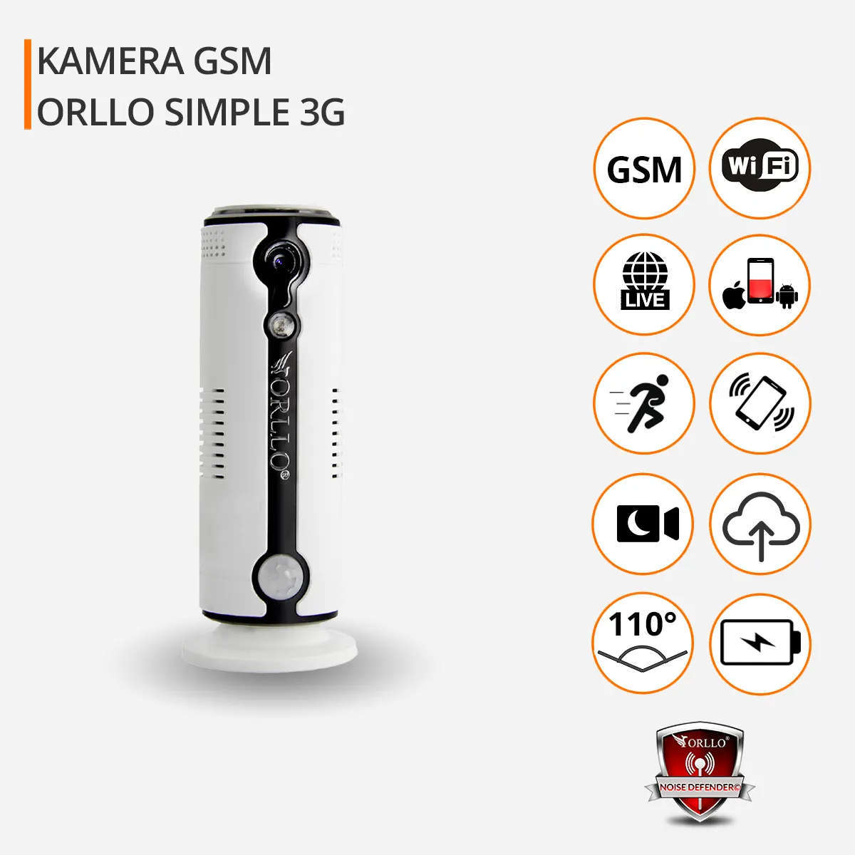 Kamera IP WIFI GSM ORLLO Simple 3G.