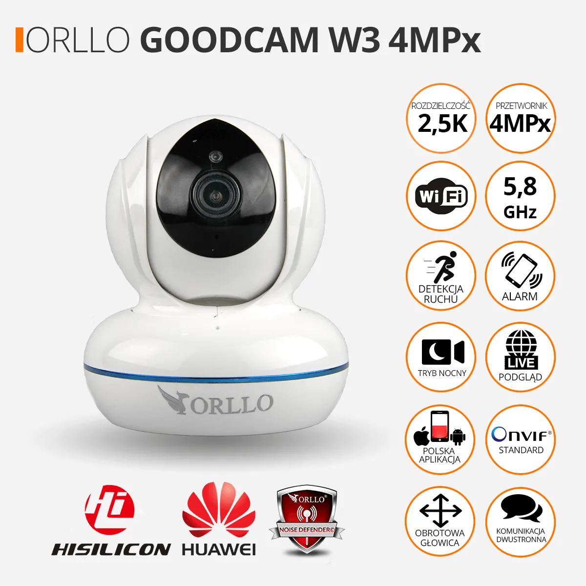 Kamera ip wifi Orllo Goodcam W4