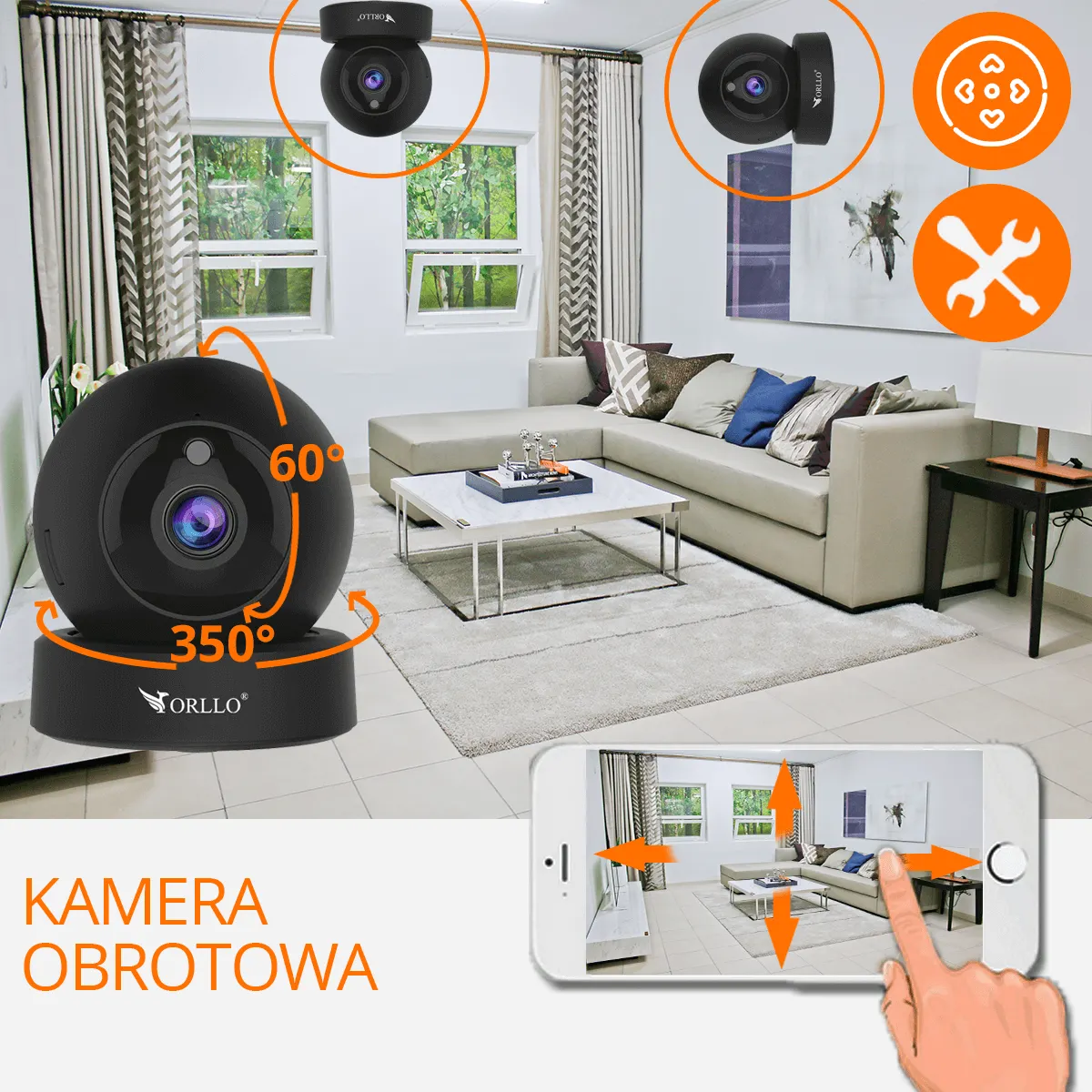 Kamera obrotowa orllo