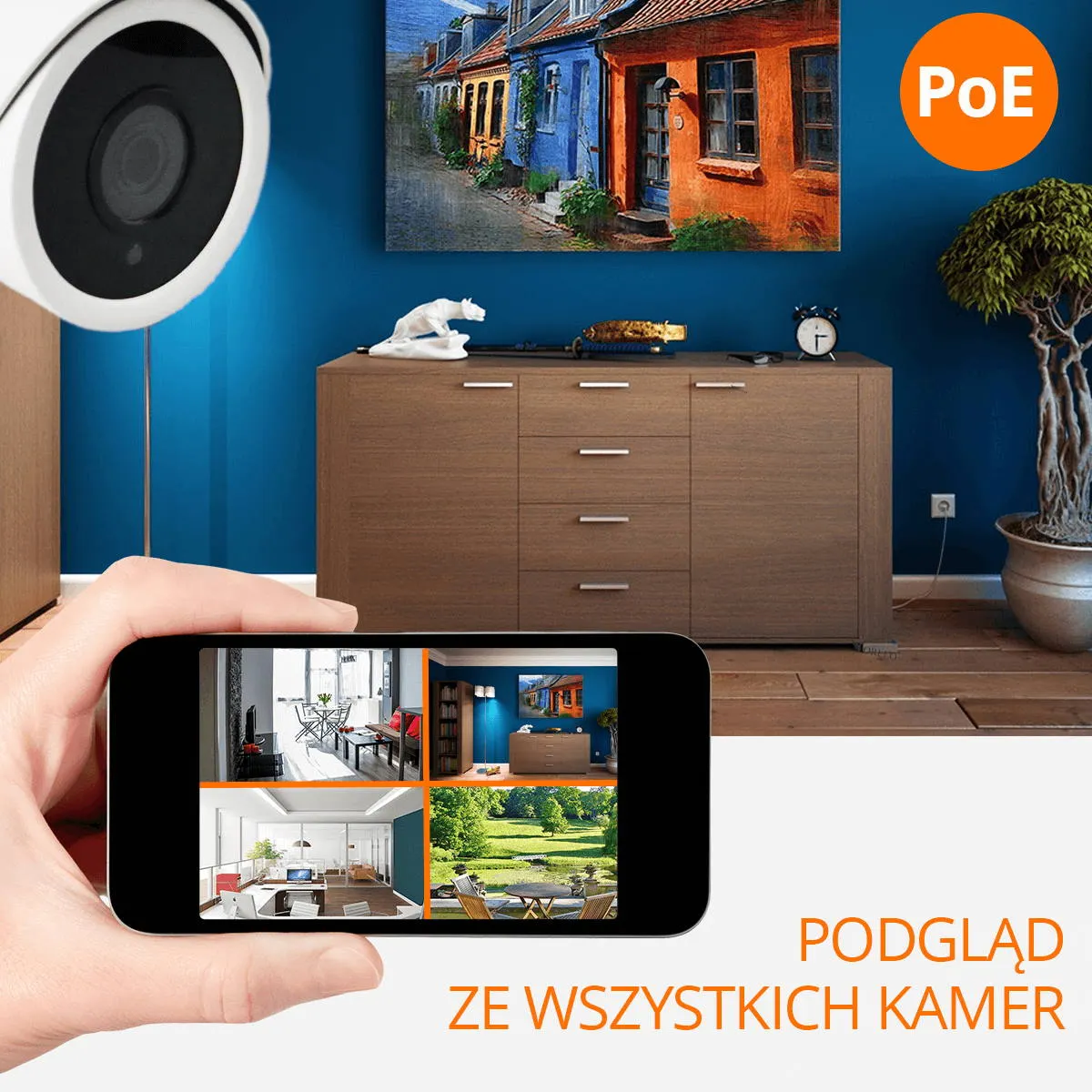 zestaw kamer do monitoringu